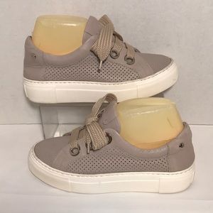 AGL Perforated Leather Tennis Shoes 37 EU or 7 US